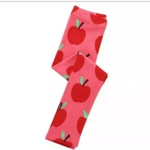 Pink red apples tights / leggings